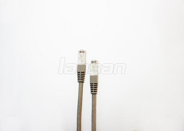 Buy cheap Round CAT6A SSTP Cable , LSZH 1m RJ45 Connector 568B Pure Copper Patch Cord from wholesalers