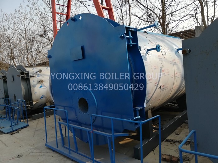 Low Nitrogen Three Pass Fire Tube Boiler Food Industry Low Pressure Steam Boiler