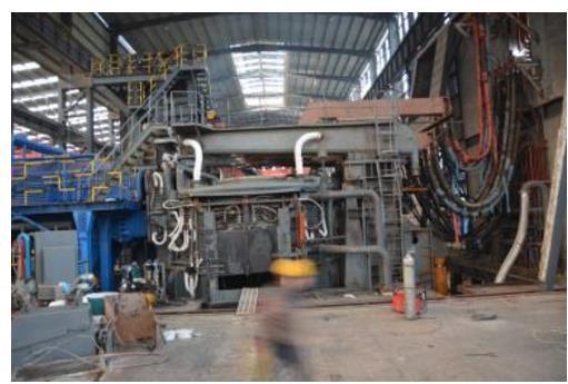 Buy cheap Welded Steel Steelmaking Electric Arc Furnace With 200-300mm Lining Thickness from wholesalers