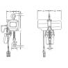 Buy cheap Energy-saving Motor Solid Chain Bucket Electric Chain Hoists For Heavy Duty Industry from wholesalers