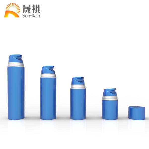 Buy cheap Cosmetic PP Airless Bottle 50ml 100ml 150ml 200ml Round White Container from wholesalers