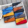 Buy cheap iphone 12 Genuine Leather Mobile Cell Phone Case with Gentle Microfiber from wholesalers