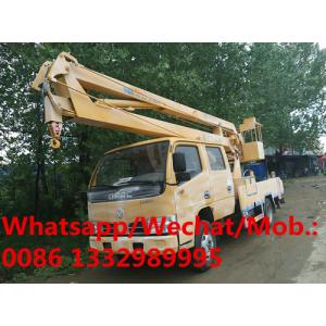 Buy cheap Customized good price dongfeng double-cab 14m truck mounted aerial platform for product