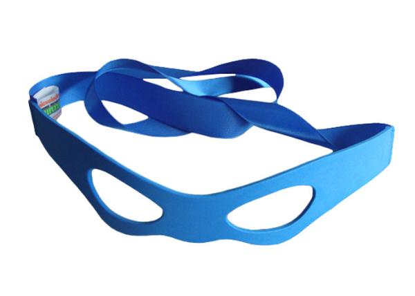 Buy cheap Natural Material Masque Sleeping Eye Shades Blue Color With Woven Label Logo For Kids from wholesalers