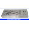 Buy cheap 63 Keys Industrial Dustproof Keyboard Desktop With 304 Stainless Steel Trackball from wholesalers