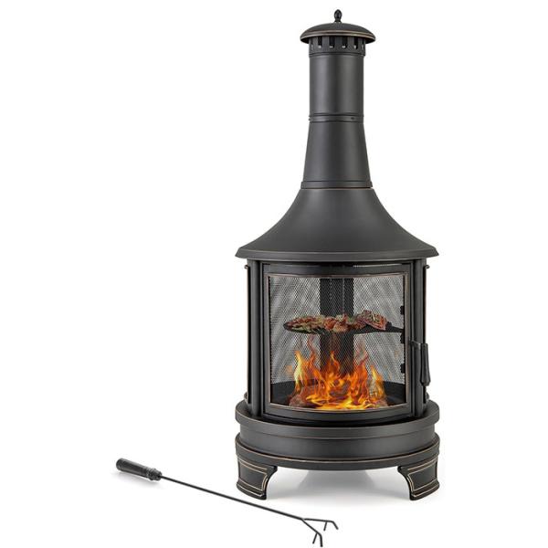 Buy cheap Cold Rolled Steel Furnace Body Outdoor Fire Pit And Grill For Heating And Cooking from wholesalers