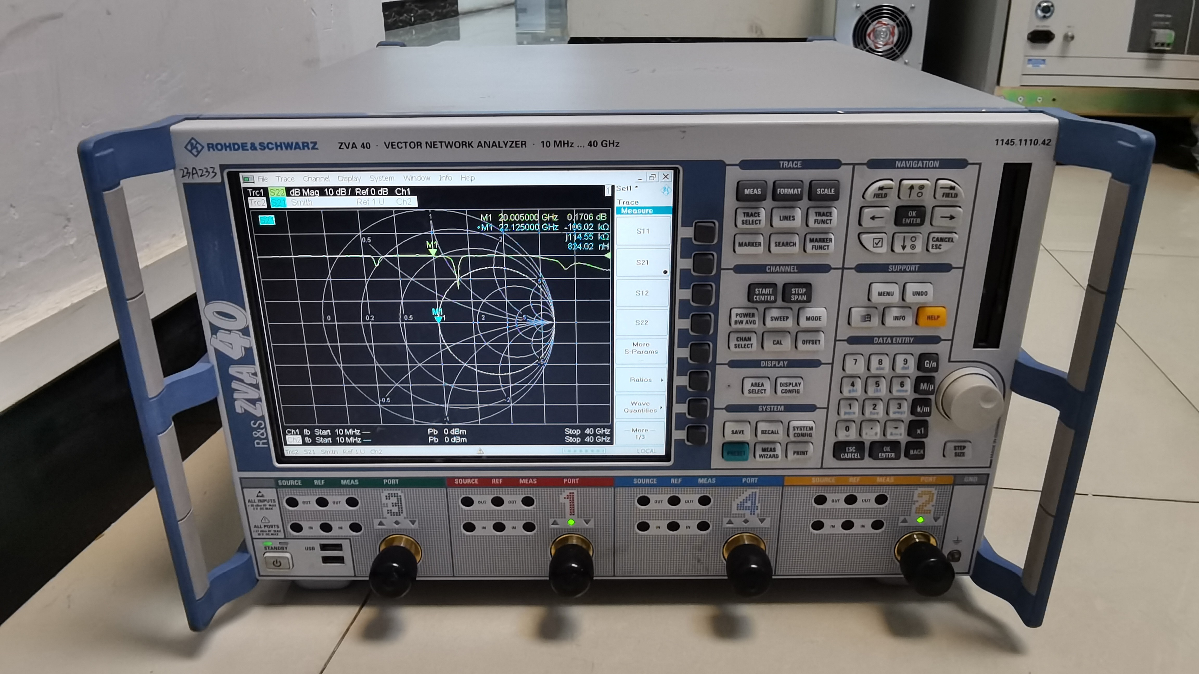 Rohde & Schwarz ZVA40 10MHz To 40GHz Vector Network Analyzer W/ MFG Calibration!