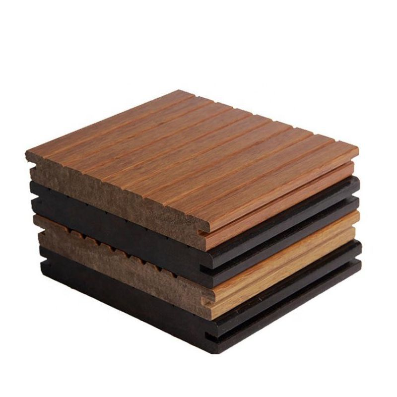 Eco-Friendly Anti-Corrosion Bamboo Plastic Composite Decking with Flat Surface Design