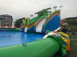 Commercial Water Play Equipment Mobile Land Inflatable Ground Water Park Large