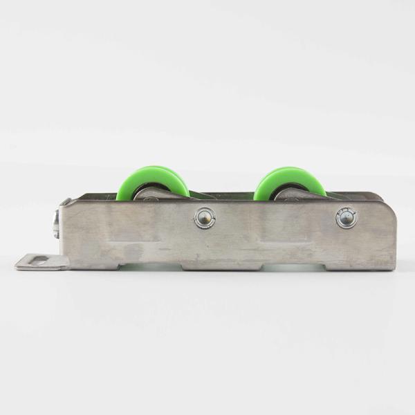 ISO9001 Certified Double Wheel Sliding Gate Door Roller Zinc Plated or Chrome