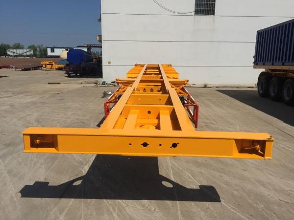 Buy cheap Tri Axle ISO 1x40ft Truck Semi Trailers 25t Shipping Container Trailer from wholesalers