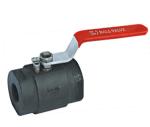 Two chip forging steel ball valve