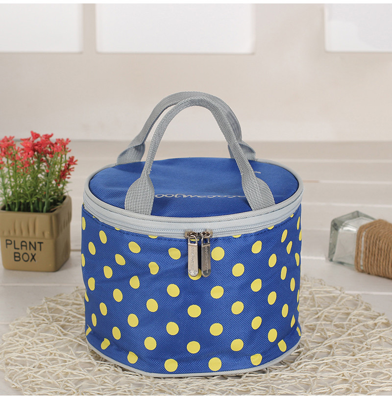 L19cm Polyester Insulated Thermo Foldable Lunch Bag