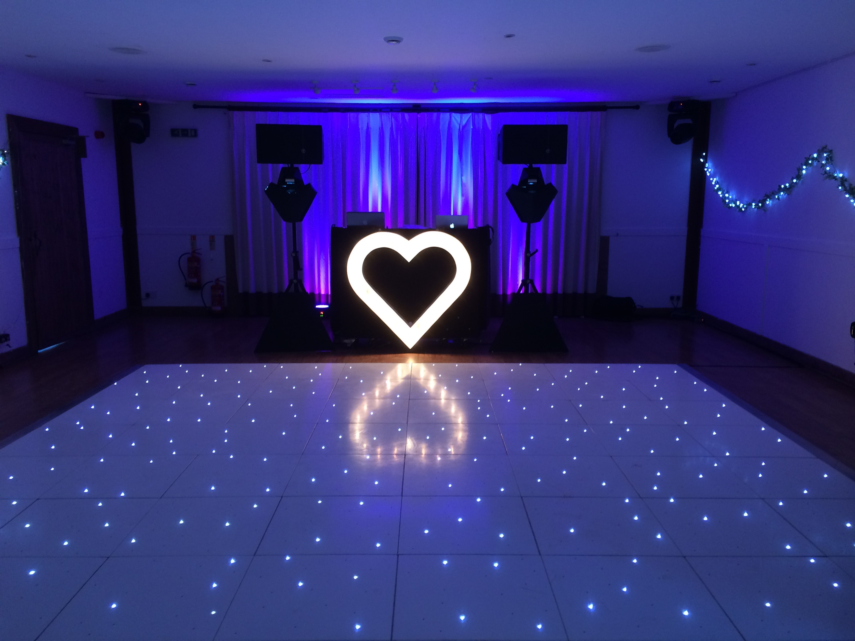 Dimmable Romantic Acrylic Full White LED Starlit Dance Floor for Wedding Banquet