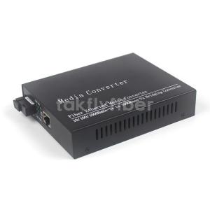 Wholesale Gigabit WDM SM 1310nm 1550nm 10/100/1000M Bidi 20KM SC Media Converter from china suppliers
