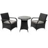 Buy cheap Modern Outdoor Furniture AJUNION 2 Seater Wicker Rattan Chat Furniture Resistant to UV from wholesalers