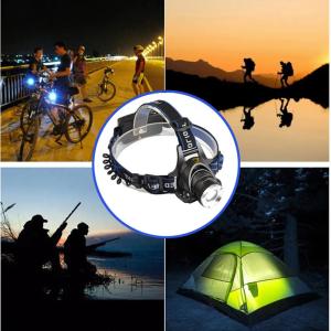 Buy cheap High power Rechargeable Waterproof LED COB Red Safety Light Headlamp Flashlight Night Buddy Camping Hunting from wholesalers