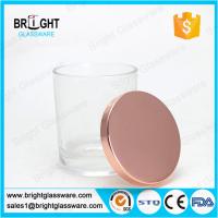 Buy cheap electroplating rose gold metal lids for candle holder product