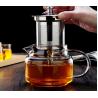 Buy cheap SS Removable Infuser Handcrafted Borosilicate Glass Teapot from wholesalers