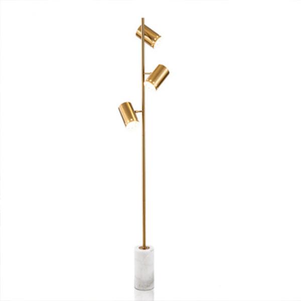 Floor lamp minimalist light modern 3heads bedroom living room model shaped floor