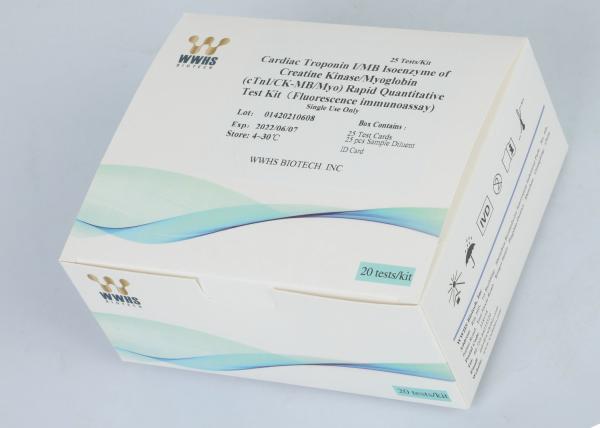 Buy cheap CTnI Cardiac Troponin I Test Kit WWHS FIA POCT Fluorescence Immunoassay from wholesalers