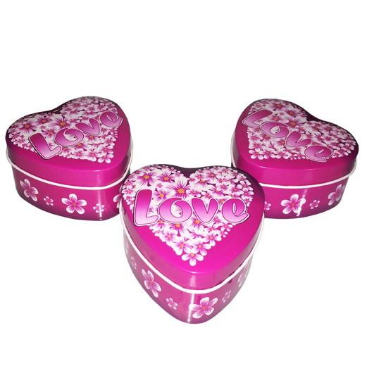 Buy cheap Decorative Heart Shaped Tin Gift Box Holiday Promotion Gift Metal Tin Packaging from wholesalers