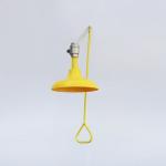 Ceiling type ABS coating stainless steel shower, emergency drench shower head