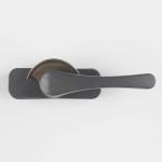 American Style UPVC Crescent Moon Lock Window Modern Design with Zinc/Aluminum