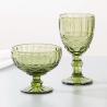 Buy cheap Green Dessert Vintage Glass Trifle Bowl Footed 350ml 12 Oz Lead free from wholesalers