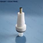 PTFE material powder painting spray guns OPTI 2F round electrode nozzle set