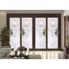 Buy cheap Custom Stained Patio Sliding Doors , 19-22 Mm Double Sliding Glass Panels from wholesalers