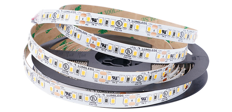 High CRI LED Strip Lights Commercial Best Brand Lumileds UL Listed 12V 24V White