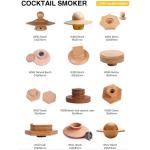 Luxury wooden Cocktail smoker kit with Cocktail Smoker and wooden chips(Without
