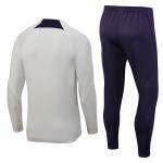 Ivory Full Zip Football Team Tracksuits Training Kit Set
