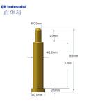 SMT 9.5 Length Standard Smart Watch SMT DIP 90 Degree Bend Pin Pogo pin