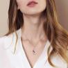 Buy cheap YASVITTI 925 Sterling Silver Classic Ruby Rose Flower Pendant Necklace Cubic Zircon Love Engraved Necklace Wholesale from wholesalers