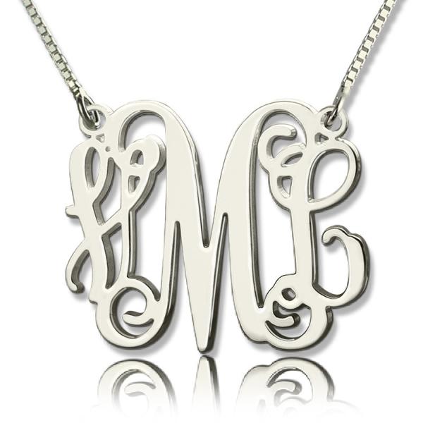 Buy cheap 1.8ft 0.07oz Personalized Monogram Necklace Gold Plated Three Letter Necklace SGS from wholesalers