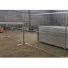 Buy cheap Heat Treated Canada Used Construction Site Temporary Galvanized Steel Fence Low Carbon Steel Wire from wholesalers