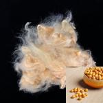 Anti Ultraviolet Natural Soybean Protein Fiber Whiteness 52% For Filling