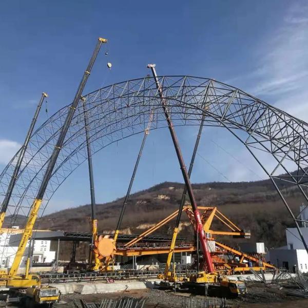 Buy cheap Prefabricated SGS Light Steel Frame Building Structure S235JR For Coal Shed from wholesalers