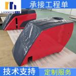 Durable Fiberglass Trailer Parts FRP Tractor Bonnet Fire Retardant UV Protection