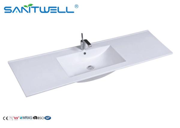 Buy cheap Industrial Counter Top Wash Basin Single Hole AB8003-150 1500×460×180mm from wholesalers