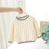 Buy cheap Cotton Polyester Winter Children'S Clothing Plush Blouse White Long Sleeve Pullover from wholesalers