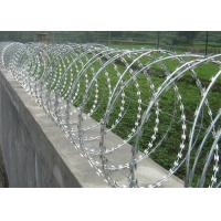 Buy cheap Galvanized Concertina Razor Barbed Wire BTO22 Razor Fencing Wire product