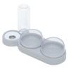 Buy cheap 500ml Plastic Automatic Pet Feeder Bowl Raised Stand Double Bowl Pet Feeder from wholesalers