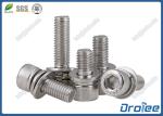 Buy cheap A2 Stainless Steel DIN 912 Socket Cap SEMS Screw with Double Washers from wholesalers