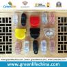 Buy cheap Solid Blue/Purple One Hole Plastic ID Badge Holder Clip from wholesalers