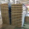 Buy cheap 11800mm rock wool sandwich roof panel 960-50-0.376mm with embossing steel sheet dpwn from wholesalers