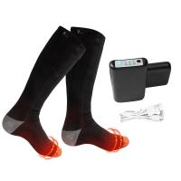 Buy cheap 5V 4000mAh Sports Electric Heated Socks Knitted Battery Operated Socks product