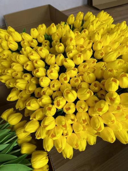 Buy cheap Best sell Wedding Decorative PU Real Touch Tulip Rose Flowers Tulips Artificial Flower from wholesalers